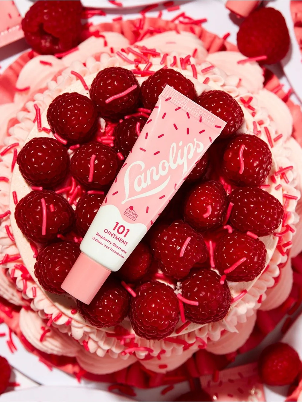 Set of 2 - 101 Ointment Raspberry Shortcake - Hydrating Lip Treatment (Pink)